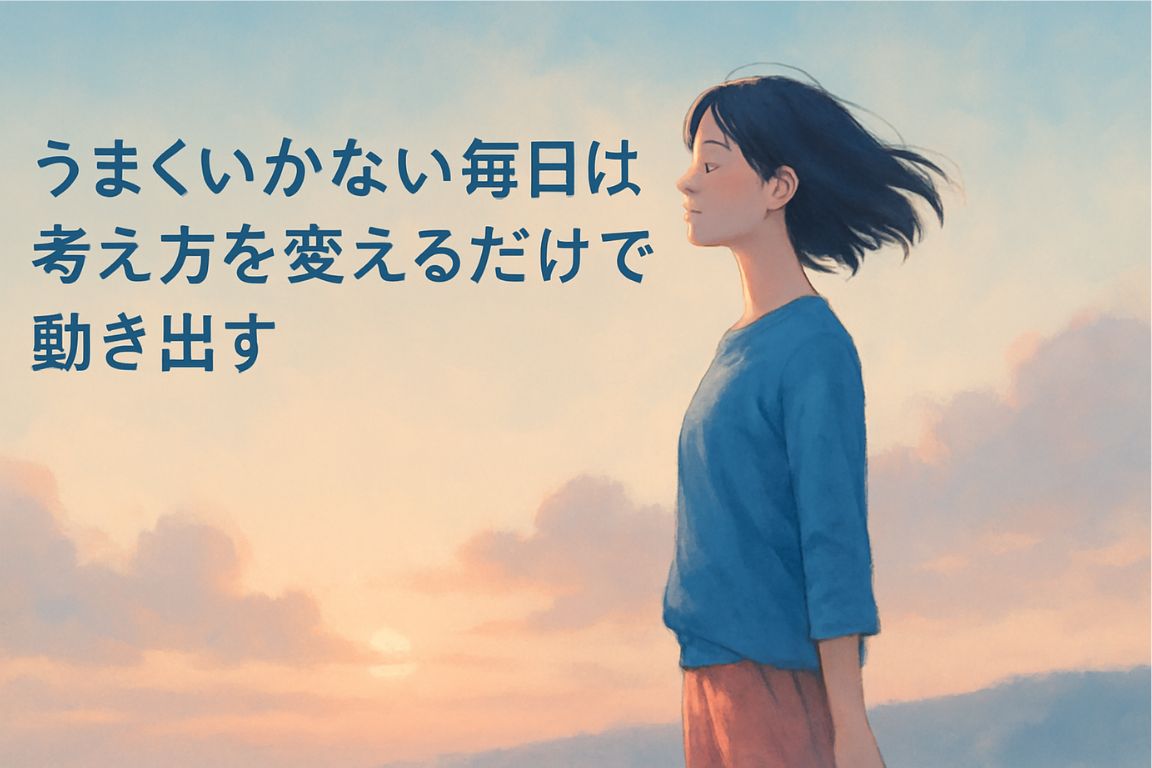 うまくいかない毎日は考え方を変えるだけで動き出す