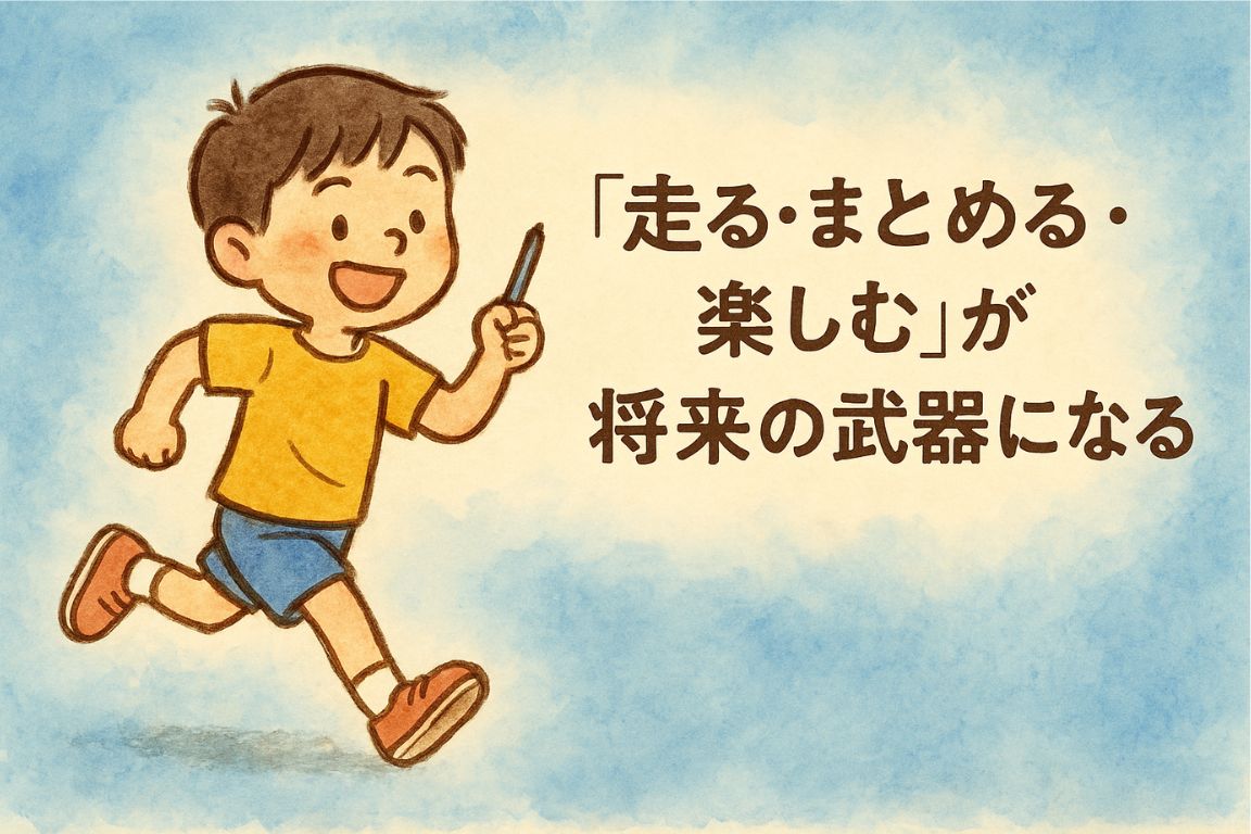 「走る、まとめる、楽しむ」が将来の武器になる