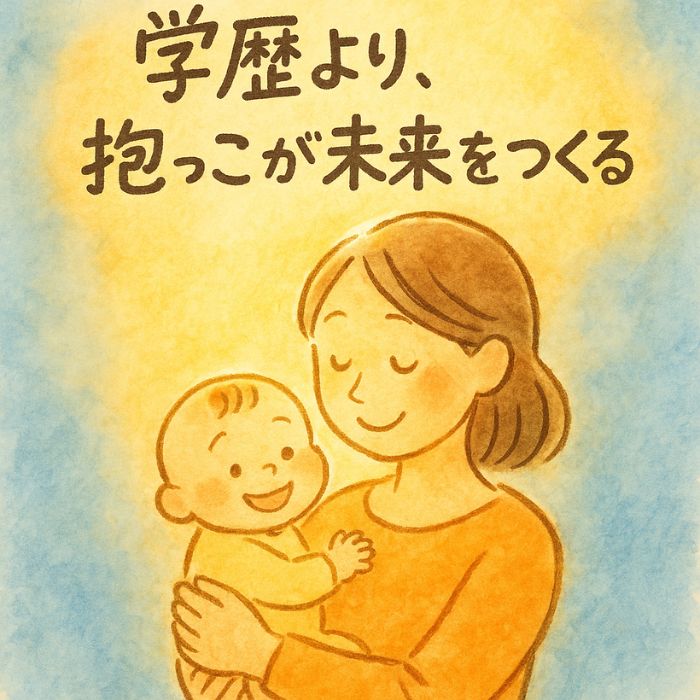 学歴より抱っこが未来をつくる