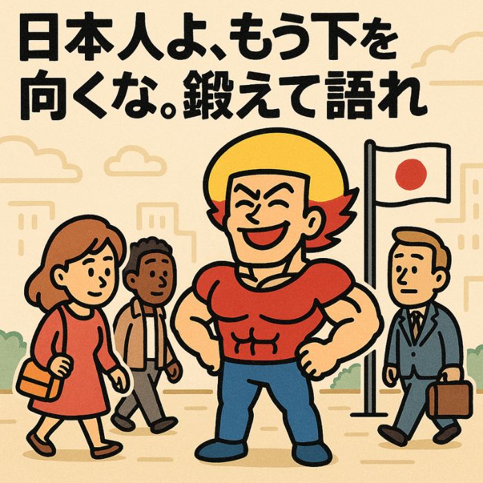 日本人よ、もう下を向くな。鍛えて語れ