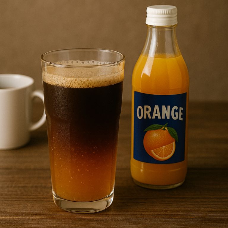 コーヒーとオレンジの異色ドリンク