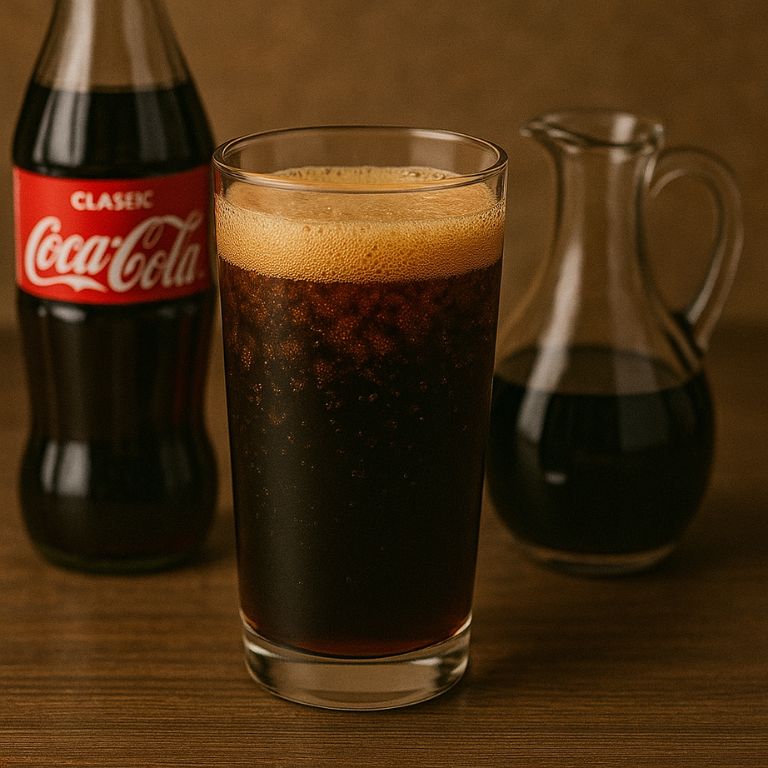 コーラと黒酢のバルサミコ風ドリンク