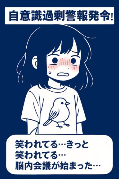 自意識過剰のイメージ