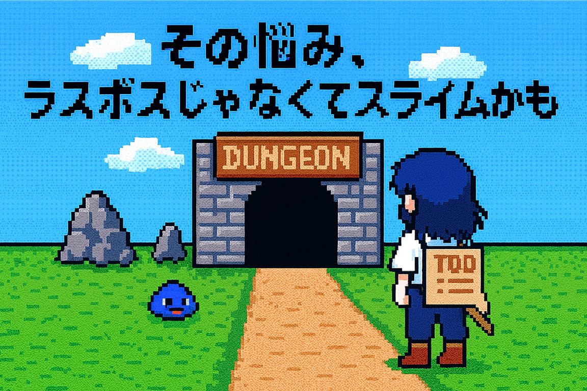 やる前から悩んでしまう人
