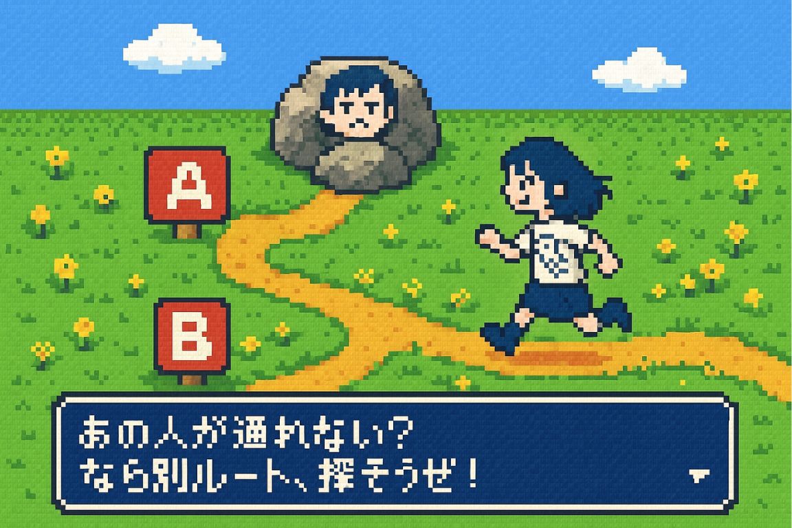 うまくいかない相手には「Bルート」で挑む