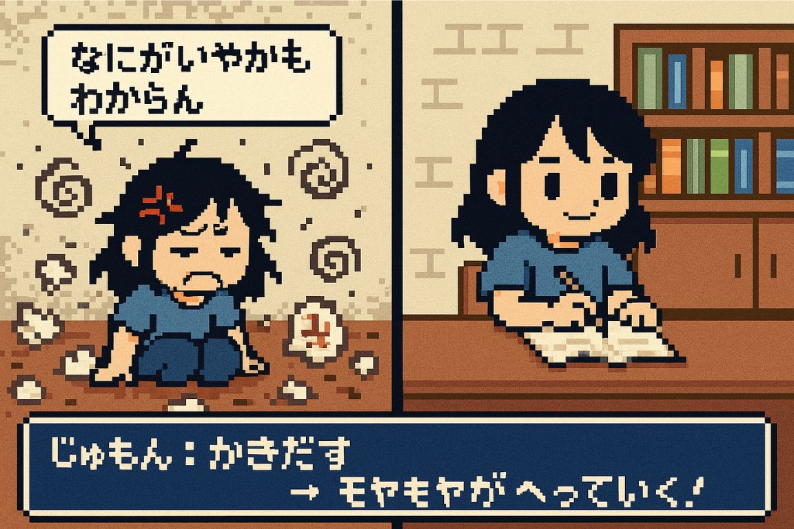 モヤモヤは「紙に吐き出す」と驚くほど整う