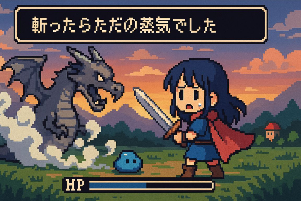 「他人がこう思うかも」は、ドラゴンの幻影。斬れ