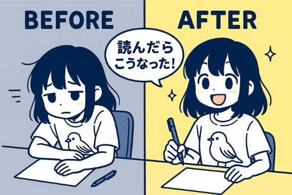 る気ゼロから行動モードへ！ビフォーアフター